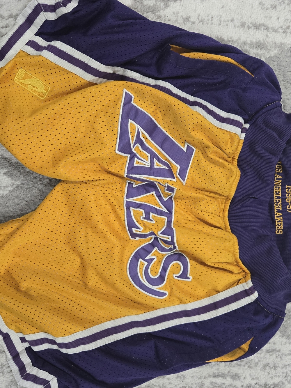 Los Angeles Lakers  Designer Kids Basketball Shorts